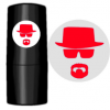 Red Heisenberg Golf Ball Stamper
