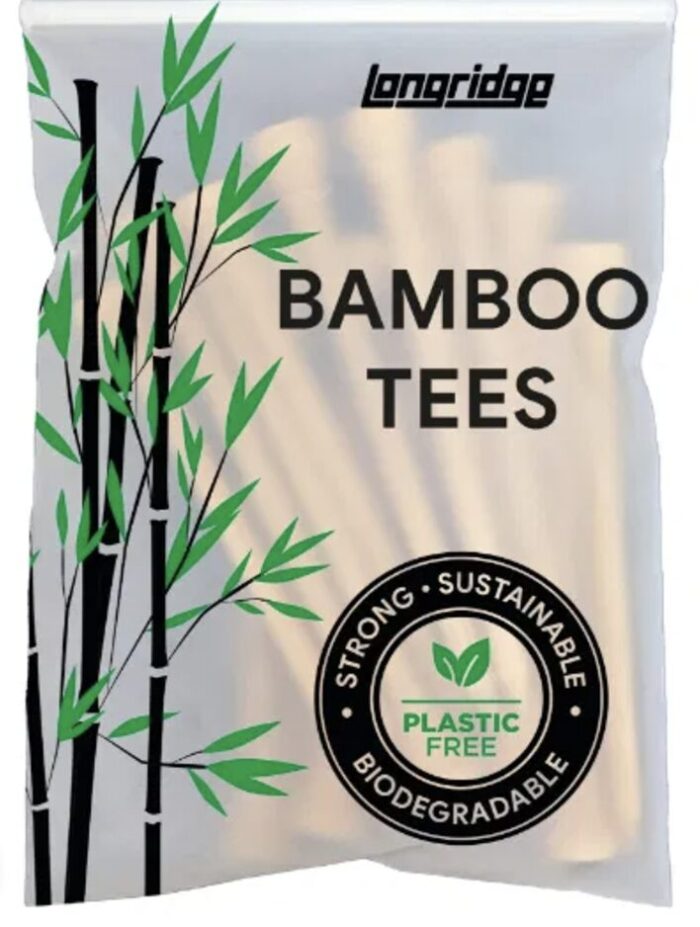 100% Bamboo Wooden Tees - 54mm (50 Tees)